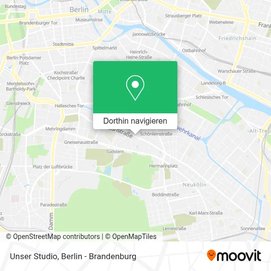 Unser Studio Karte
