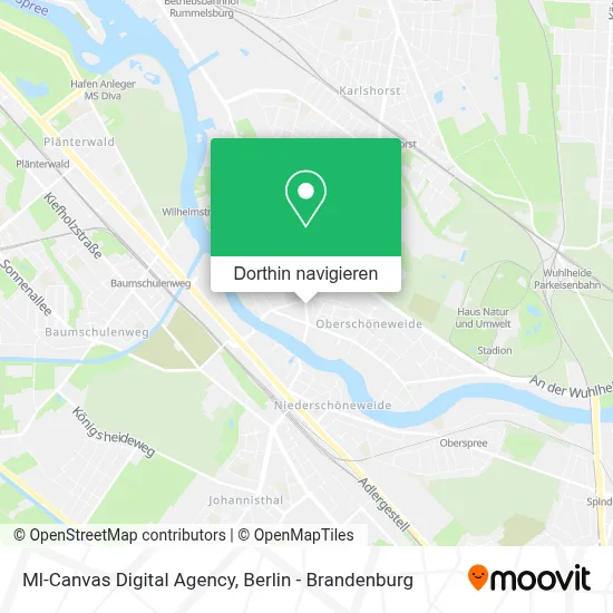 Ml-Canvas Digital Agency Karte