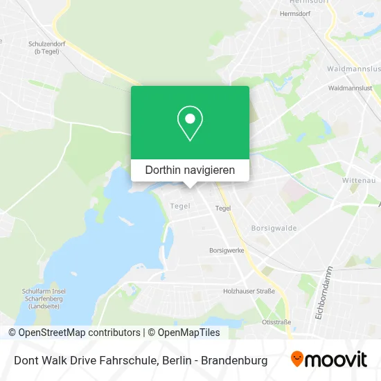 Dont Walk Drive Fahrschule Karte