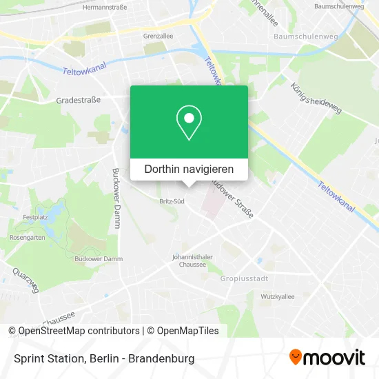 Sprint Station Karte