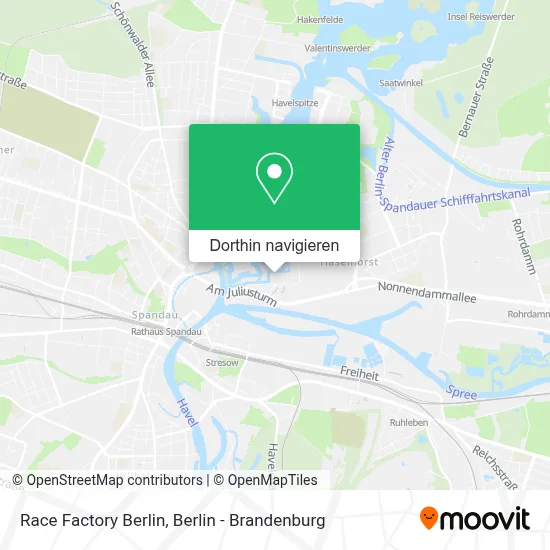 Race Factory Berlin Karte
