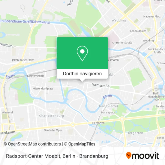 Radsport-Center Moabit Karte