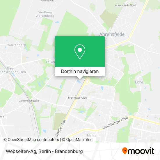 Webseiten-Ag Karte
