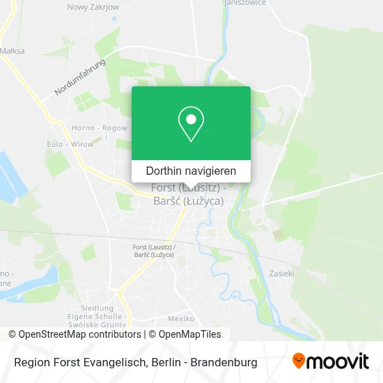 Region Forst Evangelisch Karte