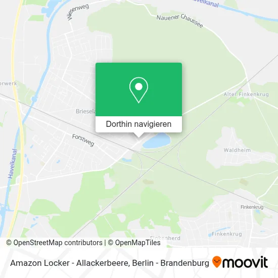 Amazon Locker - Allackerbeere Karte