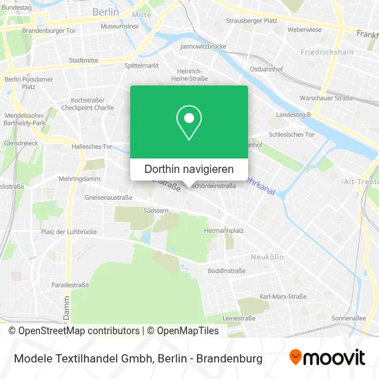 Modele Textilhandel Gmbh Karte