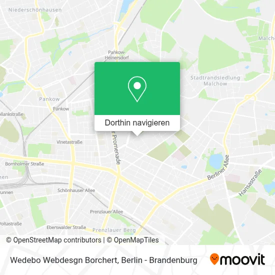 Wedebo Webdesgn Borchert Karte