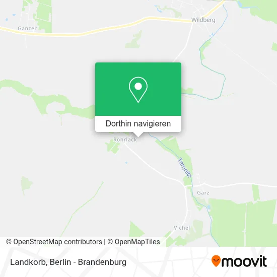 Landkorb Karte
