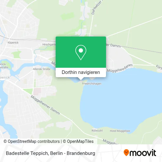 Badestelle Teppich Karte