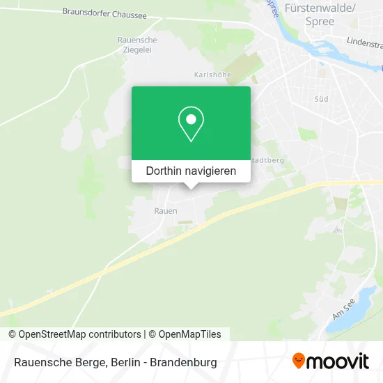 Rauensche Berge Karte