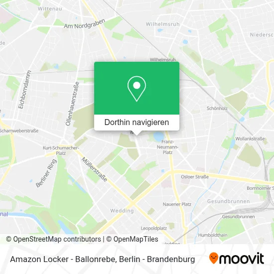 Amazon Locker - Ballonrebe Karte