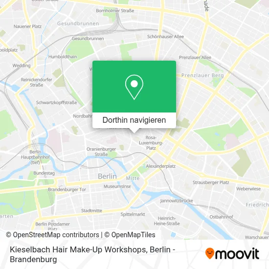 Kieselbach Hair Make-Up Workshops Karte