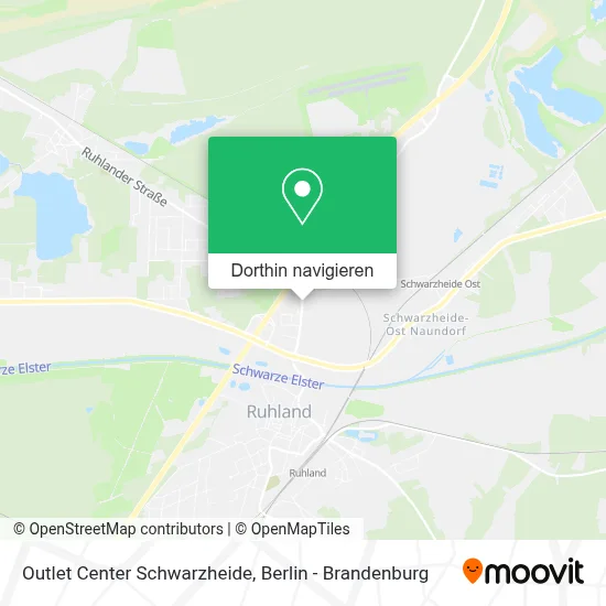 Outlet Center Schwarzheide Karte