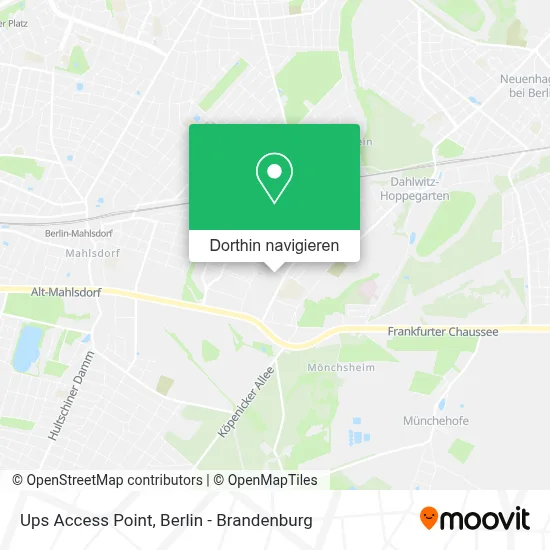 Ups Access Point Karte