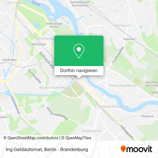 Ing-Geldautomat Karte