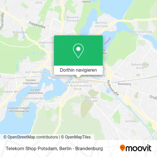 Telekom Shop Potsdam Karte