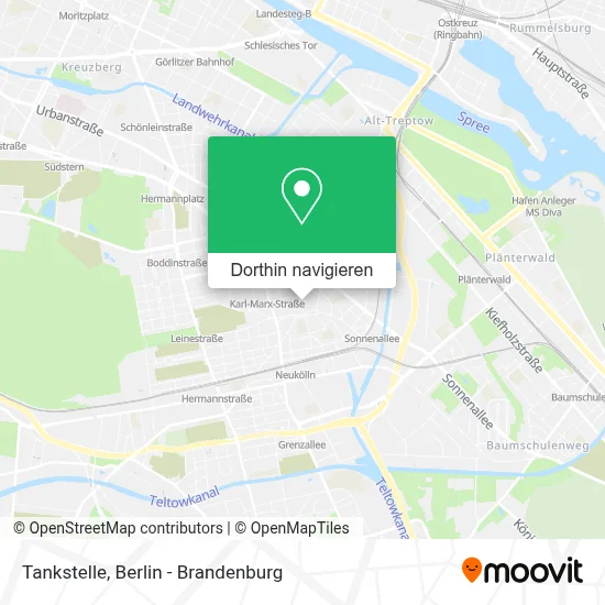 Tankstelle Karte
