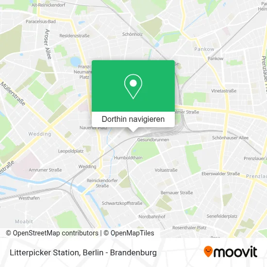 Litterpicker Station Karte
