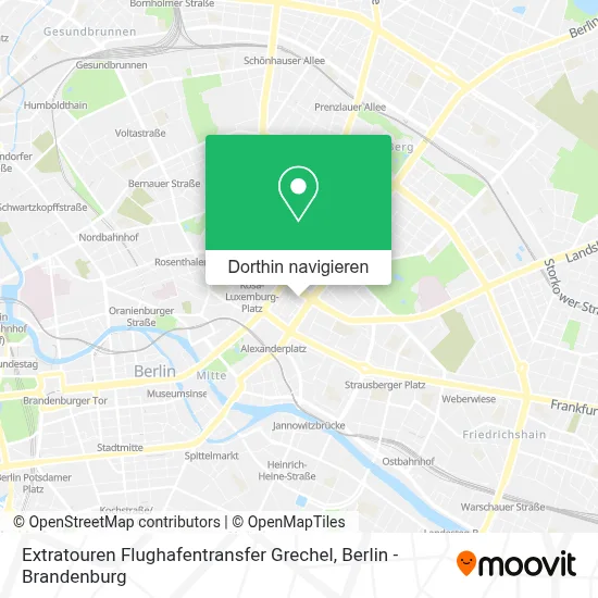 Extratouren Flughafentransfer Grechel Karte