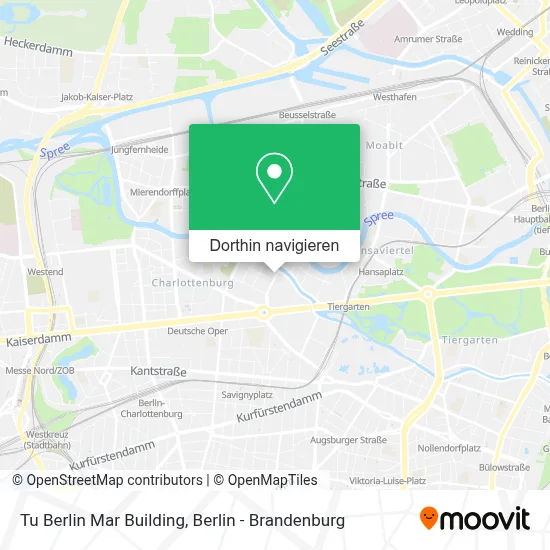 Tu Berlin Mar Building Karte