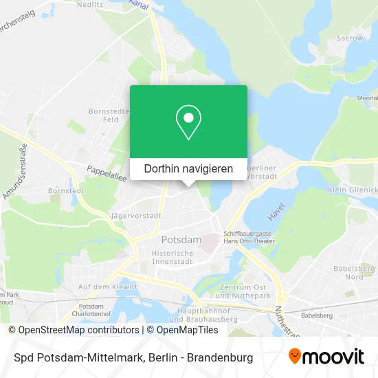 Spd Potsdam-Mittelmark Karte