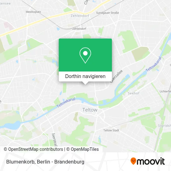 Blumenkorb Karte
