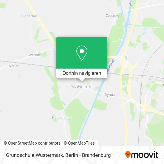 Grundschule Wustermark Karte