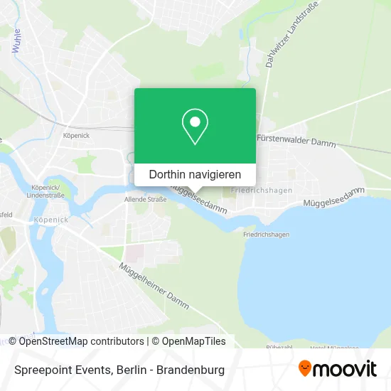 Spreepoint Events Karte