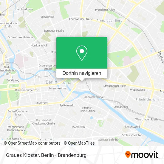 Graues Kloster Karte
