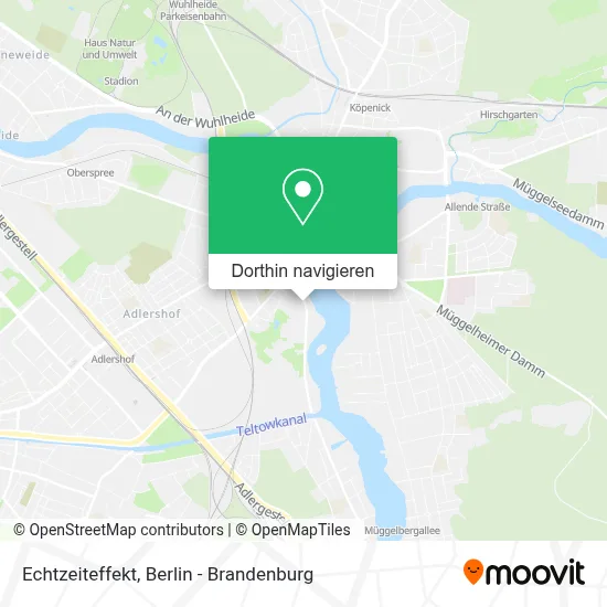 Echtzeiteffekt Karte