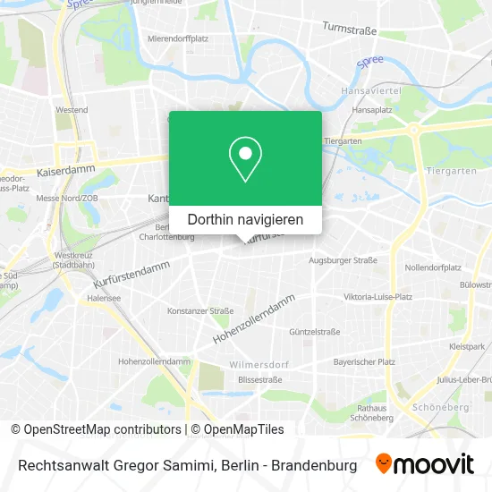 Rechtsanwalt Gregor Samimi Karte