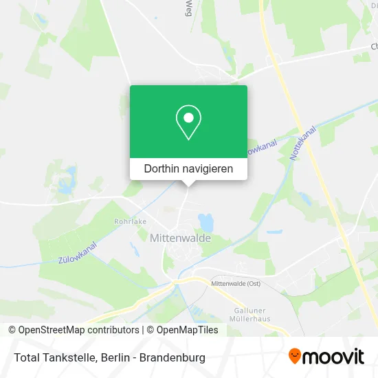 Total Tankstelle Karte