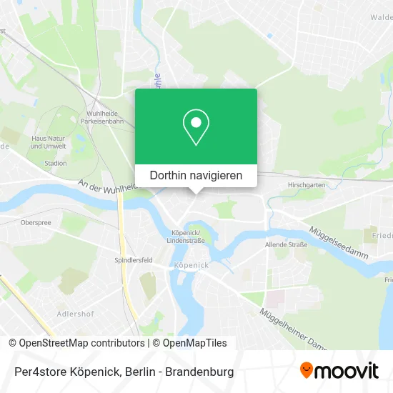 Per4store Köpenick Karte