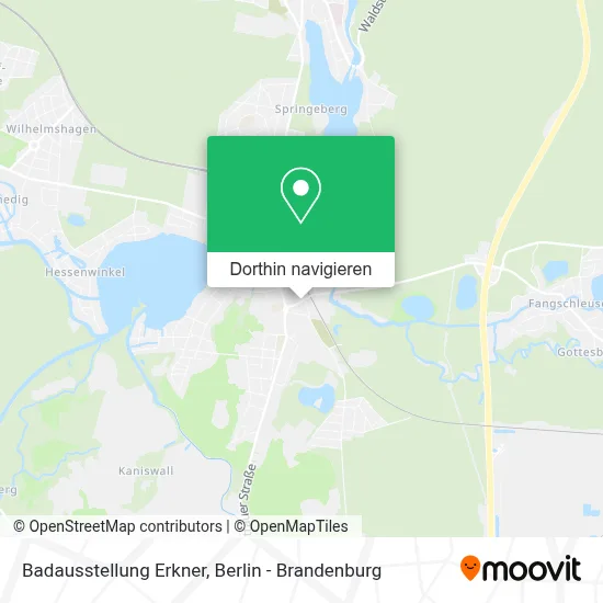 Badausstellung Erkner Karte
