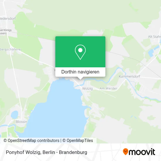 Ponyhof Wolzig Karte