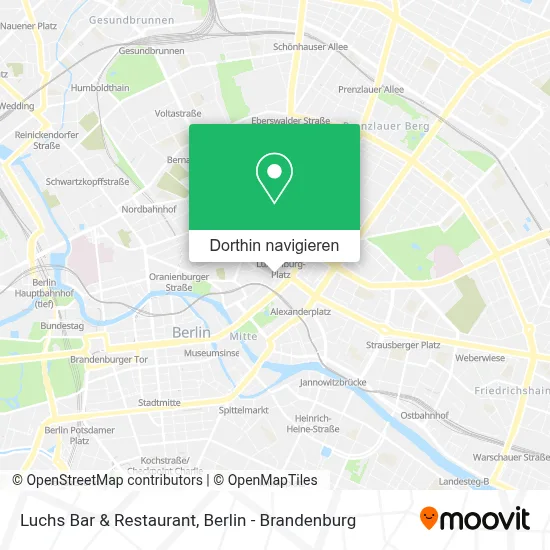 Luchs Bar & Restaurant Karte