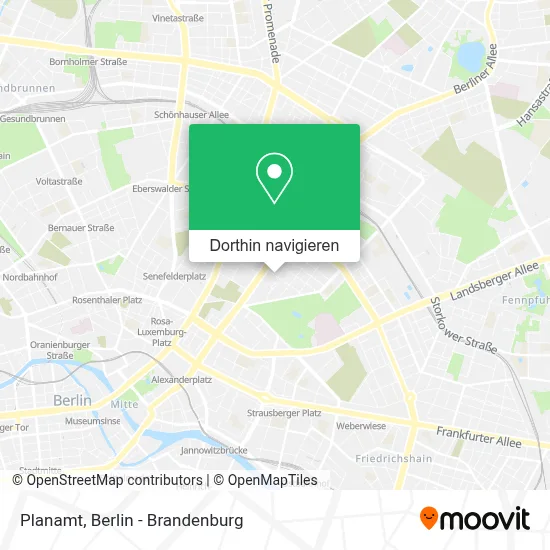 Planamt Karte