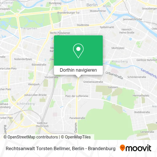 Rechtsanwalt Torsten Bellmer Karte