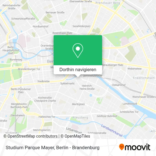 Studium Parque Mayer Karte