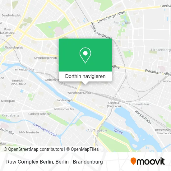 Raw Complex Berlin Karte