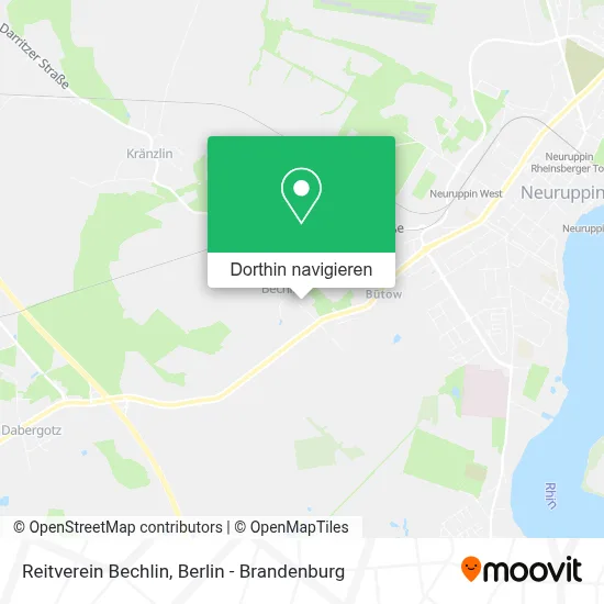 Reitverein Bechlin Karte