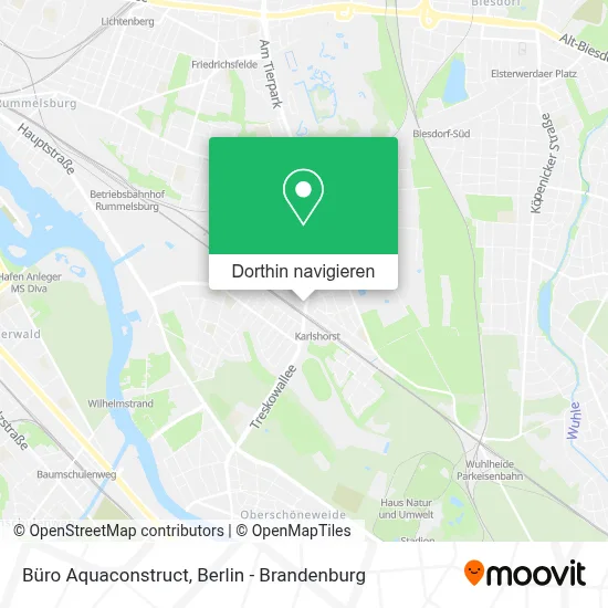 Büro Aquaconstruct Karte