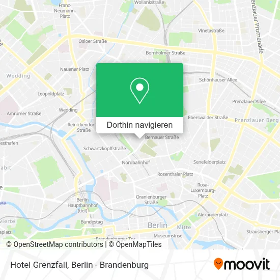Hotel Grenzfall Karte