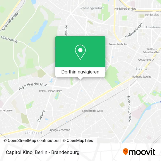 Capitol Kino Karte
