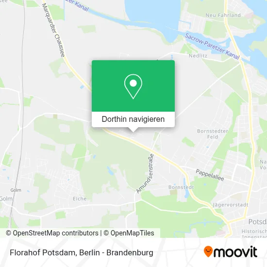 Florahof Potsdam Karte