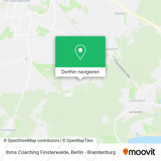 Ibms Coaching Finsterwalde Karte