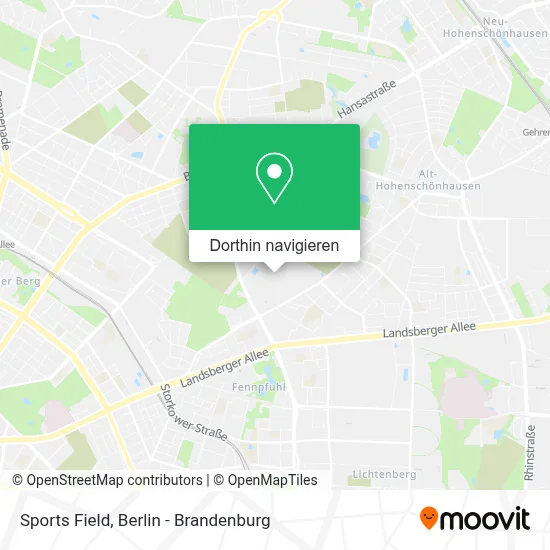 Sports Field Karte