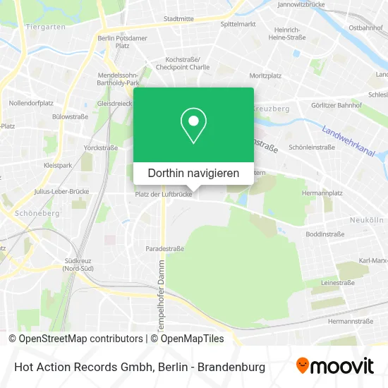 Hot Action Records Gmbh Karte