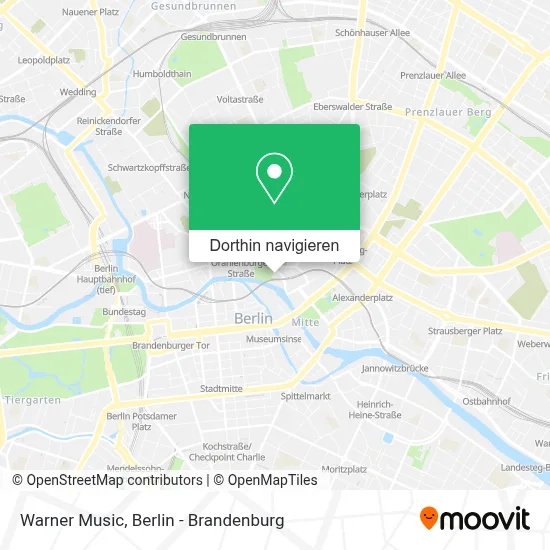 Warner Music Karte