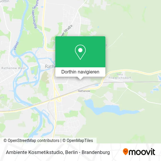 Ambiente Kosmetikstudio Karte